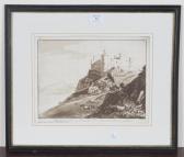 SANDY Paul,Harlech Castle in Merioneth-shire with Snowden at ,Tooveys Auction GB 2021-03-17