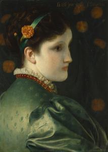 SANDYS ANTHONY F 1832-1904,LA BELLE JAUNE GIROFLÉE,1869,Sotheby's GB 2018-12-13