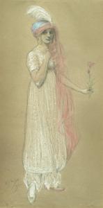 SANDYS Winifred 1800-1900,Portrait of Gertrude in fancy dress,1849,Bonhams GB 2015-03-31