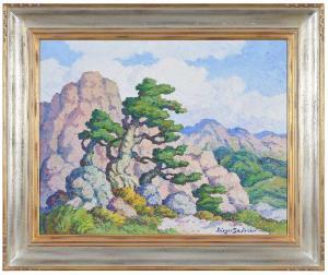 SANDZEN Sven Birger,At the Timberline, Rocky Mountain National Park,c.1928,Brunk Auctions 2024-03-08