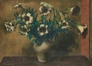 sangbong to 1902-1977,Lilies,1957,Seoul Auction KR 2010-06-29