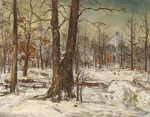 SANLANG YANG 1907-1995,Snow Landscape,1976,Ravenel TW 2013-12-01