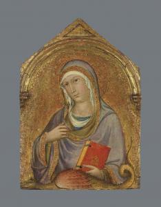 SANO DI PIETRO Ansano Mancio 1405-1481,Saint Margaret,Christie's GB 2014-07-08