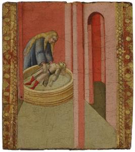 SANO DI PIETRO Ansano Mancio 1405-1481,The miracle of Saint Bernardino of Siena and the ,Christie's 2022-06-09