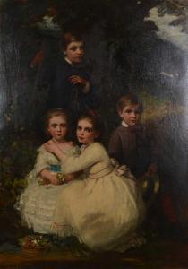 SANT James 1820-1916,The Flemmich Children,Gilding's GB 2022-09-06