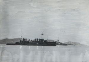 SANTA Y OLARIA Vicente 1900-1900,Navires de guerre français de l'Escadre «A»,1916,Morand 2019-10-10