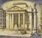 Sante Lucas 1898-1962,Carrozze in Piazza della Borsa, Trieste,Stadion IT 2003-06-21