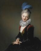 SANTERRE Jean Baptiste 1651-1717,PORTRAIT OF A YOUNG LADY WITH A LETTER,Sotheby's GB 2013-01-31