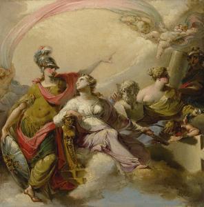 SANTI Giuseppe 1761-1825,MINERVA DEFENDING THE ARTS,Sotheby's GB 2017-06-08