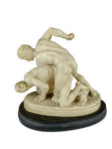 SANTINI A. 1896,I lottatori,20th century,Dams Casa d'Aste IT 2023-08-31