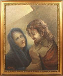 Santinni N,Madonna e Cristo,1936,Rubinacci IT 2009-10-27