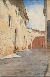 Santoro Francesco Raffaello 1844-1927,VICOLO,1894,Babuino IT 2022-05-25