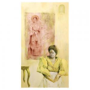 Santos III Jose John 1970,Woman in Yellow,2002,Leon Gallery PH 2022-06-11