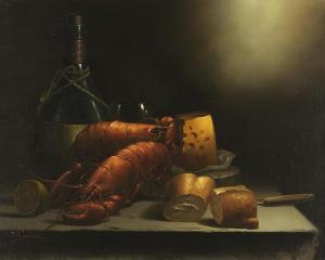 SANTOS Victor 1934-2003,Untitled - Still Life With Lobster,Maynards CA 2013-11-06