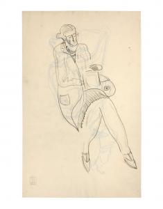 SANYU 1895-1966,Femme assise au manteau,Artcurial | Briest - Poulain - F. Tajan FR 2017-11-28