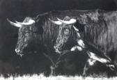 SANZ Demetrio 1900-1900,Pareja de toros,Duran Subastas ES 2009-02-23