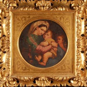 SANZIO Raffaello 1483-1520,La Madonna della seggiola,Antonina IT 2008-10-28