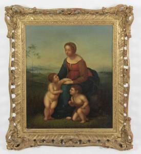 SANZIO Raffaello 1483-1520,LA VIERGE AU JARDIN,Simon Chorley Art & Antiques GB 2012-05-24