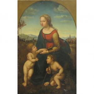 SANZIO Raffaello,Madonna and Child with Saint John the Baptist (La ,1507,William Doyle 2016-01-27