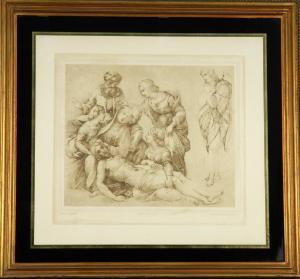 SANZIO Raffaello 1483-1520,Pietá e cena clássica com fauno,Palacio do Correio Velho PT 2009-06-18