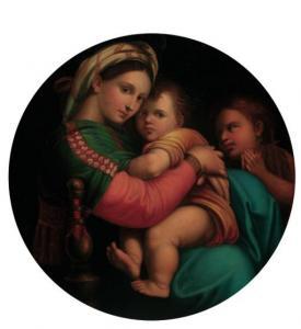 SANZIO Raffaello 1483-1520,The Madonna della Sedia,Christie's GB 2000-05-04