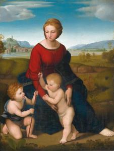 SANZIO Raffaello 1483-1520,The Madonna of the Meadow,Palais Dorotheum AT 2014-06-24