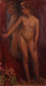 SAPORETTI Edgardo 1865-1909,Nudo femminile,1909,Farsetti IT 2020-05-18