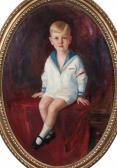 Saportas Charles,Portrait of a Boy,1924,Hindman US 2017-09-15