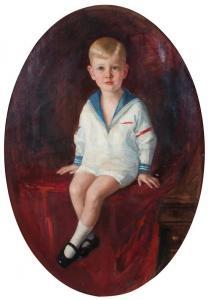 Saportas Charles,Portrait of a Boy,1924,Hindman US 2018-03-09