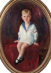 Saportas Charles,Portrait of a Boy,1924,Hindman US 2017-09-15