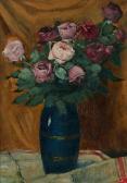 sapounov nicolai nicolaievitch 1880-1912,Bouquet de roses,1899,Aguttes FR 2019-05-17
