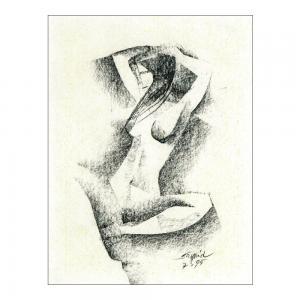 SAPRI Solomon 1917-2003,Nude,1995,Leon Gallery PH 2023-01-21