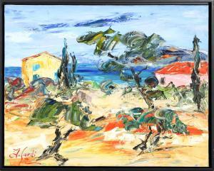 SARDI Jean 1947,Bord de mer,Cannes encheres, Appay-Debussy FR 2023-12-15
