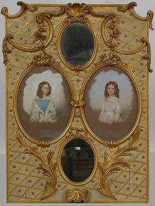 SARDOU Honoré Charles 1806-1872,Portraits de fillettes,VanDerKindere BE 2017-05-16
