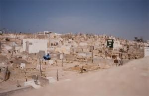 SARENCO 1945-2017,Un cimitero mussulmanoa Saint-Louis, Senegal,Blindarte IT 2010-12-15