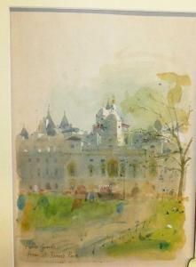 SARGEANT John 1937-2010,Horseguards from St James' Park,Lacy Scott & Knight GB 2022-08-20