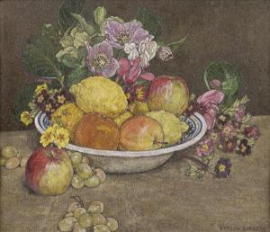 SARGENT Evelyn 1900-1900,Still life of fruit and flowers,Dreweatt-Neate GB 2010-10-20