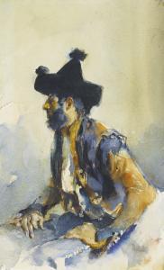 Sargent John Singer 1856-1925,LE ROI DES GITANES,1879,Sotheby's GB 2015-05-20