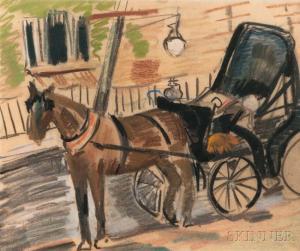 SARGENT Margaret W 1892-1978,Horse and Carriage,Skinner US 2017-05-19