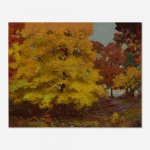 SARGENT Paul Turner 1880-1946,Autumn Lake,1940,Toomey & Co. Auctioneers US 2024-02-15