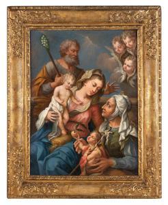 SARNELLI Antonio 1712-1800,Sacra Famiglia con Sant'Anna e San Gi,18th century,Wannenes Art Auctions 2021-11-26