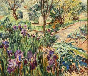 SARNO Matteo 1894-1957,Blühender Garten auf Capri,1938,Wendl DE 2023-10-25