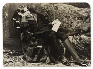 SARONY Napoléon 1821-1896,Portrait of Oscar Wilde,1882,Swann Galleries US 2022-08-18