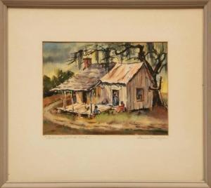 SARRAZIN Louise Angelique 1888-1967,Saturday,1911,Neal Auction Company US 2022-01-29