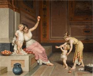 SARRI Egisto 1837-1901,First Steps,1884,Sotheby's GB 2025-04-09