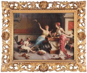 SARRI Egisto 1837-1901,interior scene,Dawson's Auctioneers GB 2023-01-26