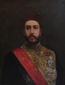SARTONI Giulia 1850-1946,Portrait de Muhammad Tawfik Pasha, Khedive d'Egypte,Tajan FR 2008-01-16