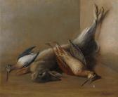 SARTORIUS John Francis,dead game in an interior - woodcock, snipe and rab,1826,Bonhams 2003-06-03