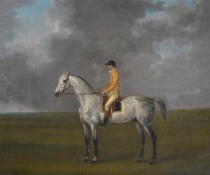 SARTORIUS John Nost,Gimcrack with jockey up, wearing the colours of Ri,Tennant's 2023-11-11