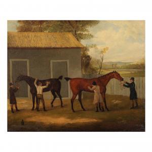 SARTORIUS John Nost 1755-1828,Le soin de chevaux,Cornette de Saint Cyr FR 2023-11-14
